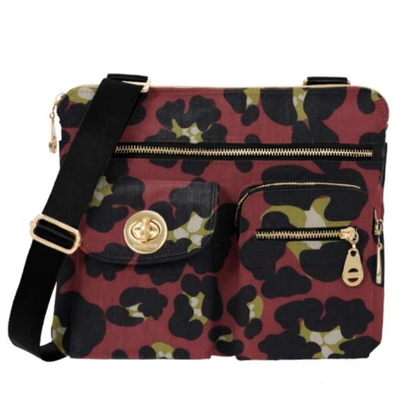 Baggallini (Size M) Multicolored Animal "Scarlett Cheetah Sydney" Crossbody Bag - Picture 1 of 13